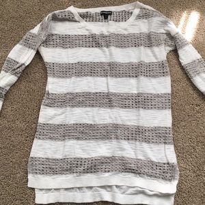 Express stripe sweater